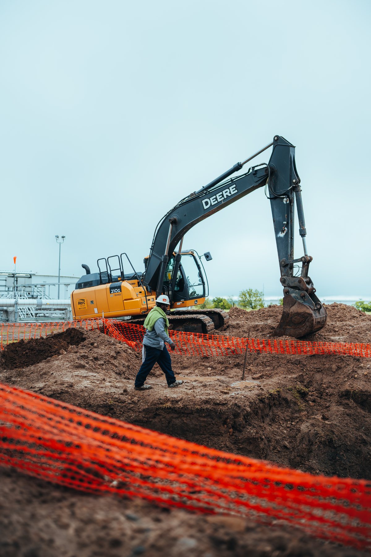 Breaking ground