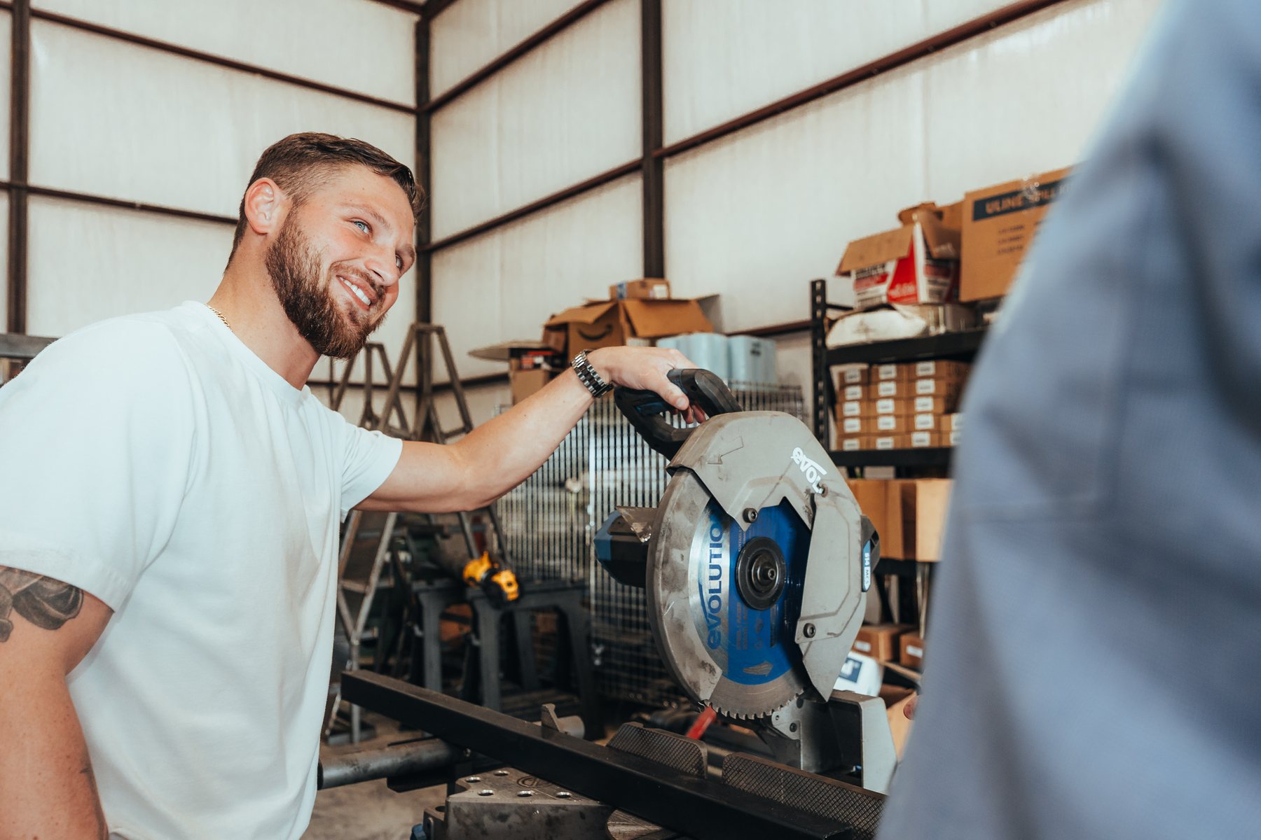In the shop